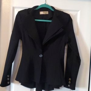 Black Layered Blazer
